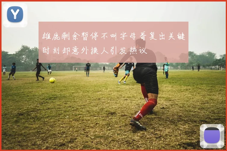 雄鹿剩余暂停不叫字母哥复出关键时刻却意外换人引发热议