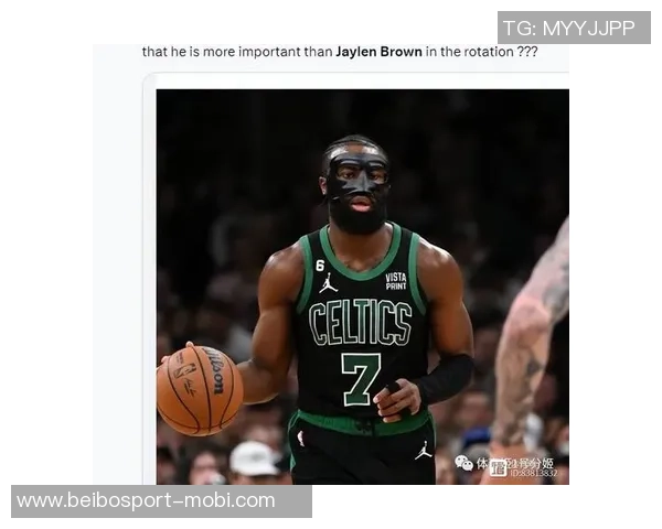 杰伦布朗赛场趣事发际线失守OG球衣遭殃引发球迷热议